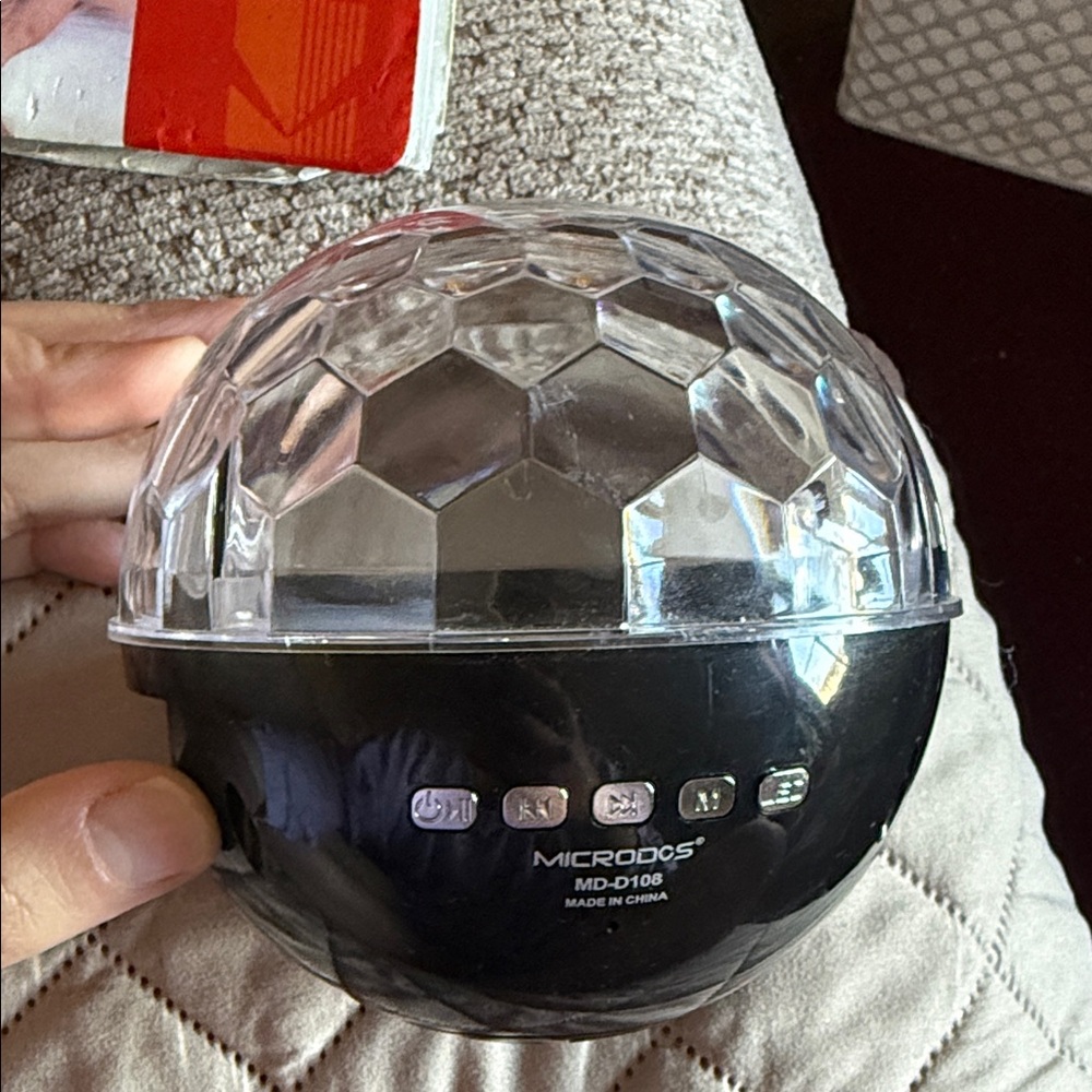 Microdos Black and Clear LED Light